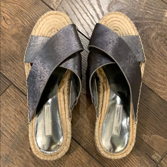 BCBGeneration Sliver Straps Espadrille Slides - Picture 2 of 6
